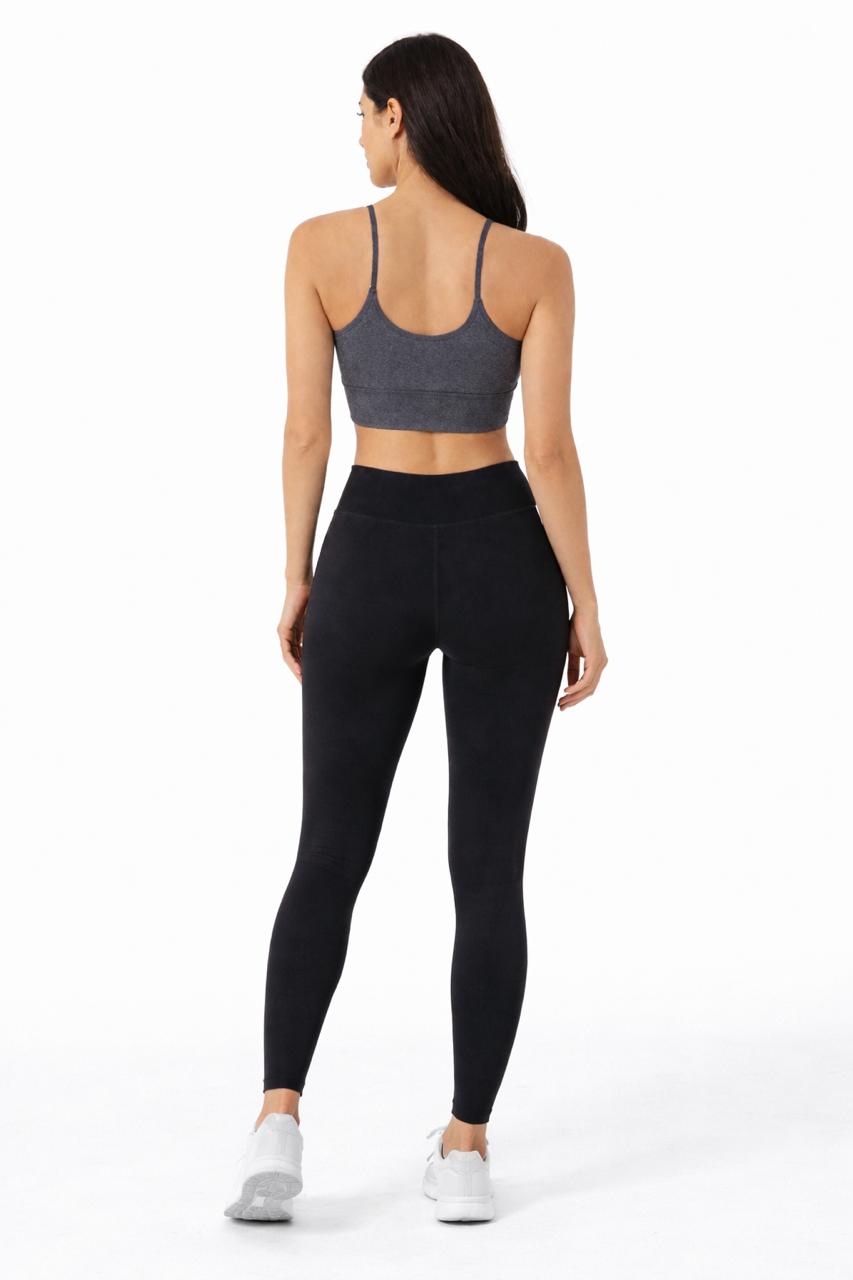Top Fitness Feminino Cinza – Alças Finas, Conforto e Ajuste Perfeito
