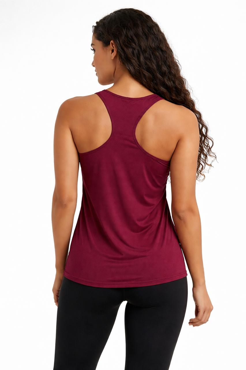 Regata Dry Fit Feminina Esportiva com Costas Nadador – Leveza, Conforto e Respirabilidade para Treinos