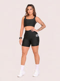 Conjunto Fitness Feminino - Top + Short com Bolso
