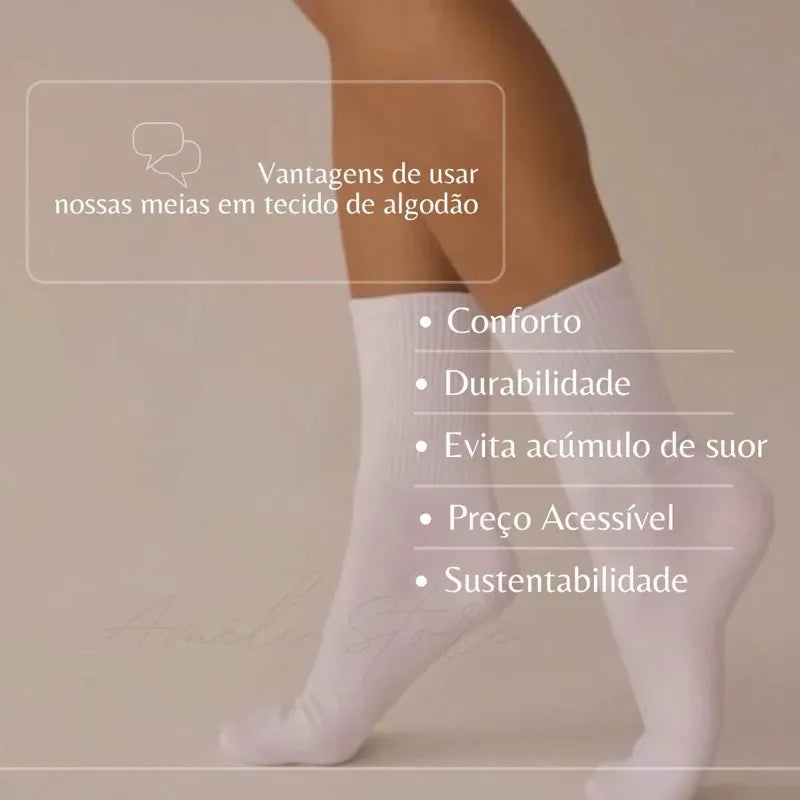 Kit 3 Pares Meias Para Academia