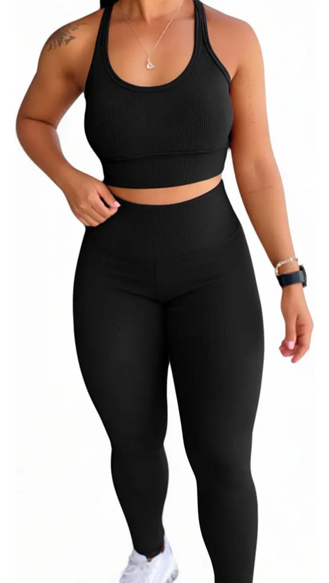 Conjunto Fitness Feminino Calça Legging + Top