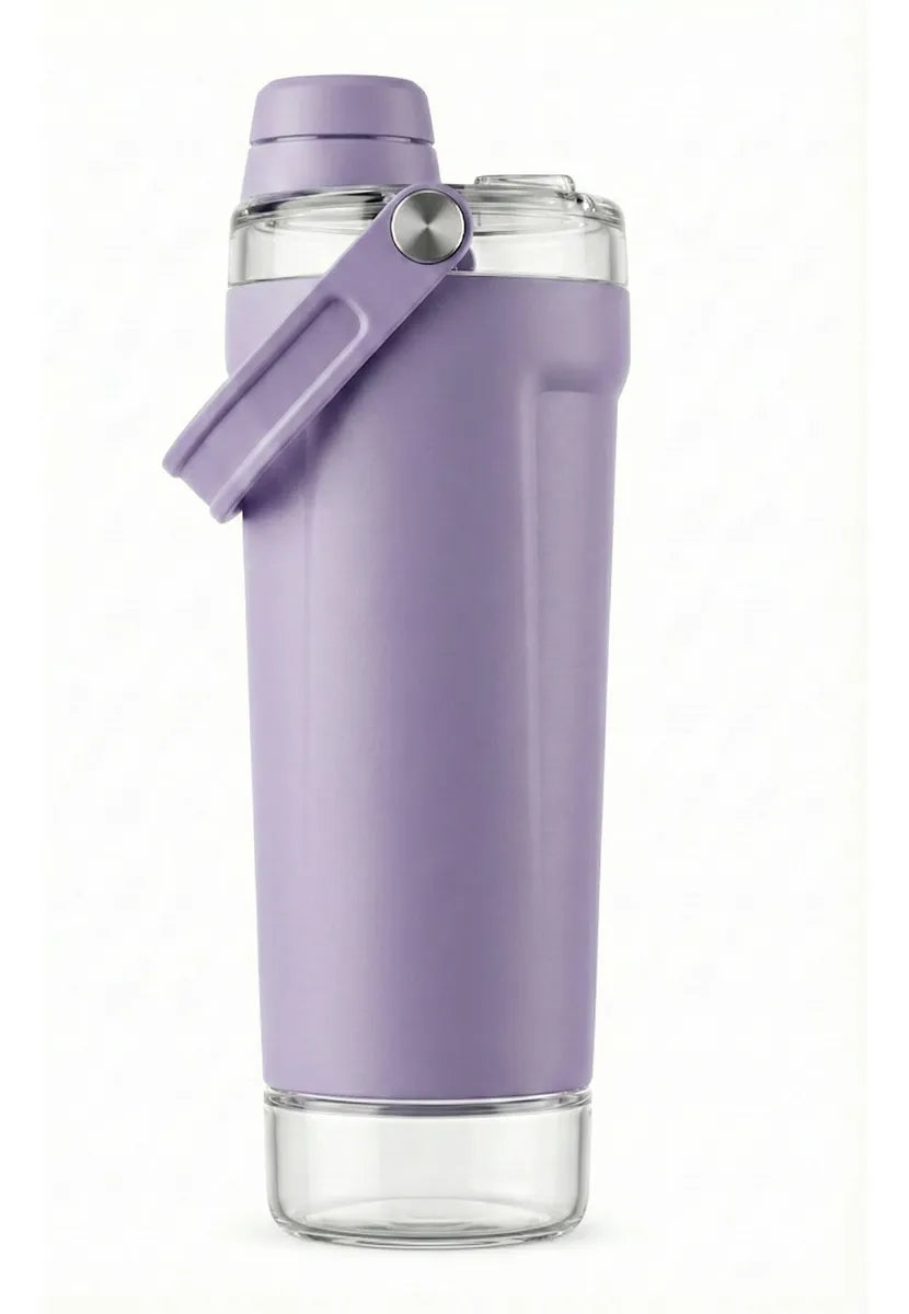 Garrafa Térmica 720ml com Mixer – Ideal para Shakes e Academia