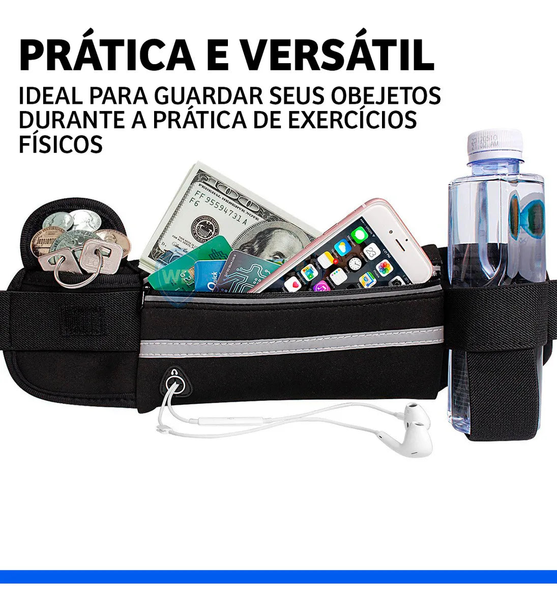 Pochete Corrida Celular Treino Slim Impermeável