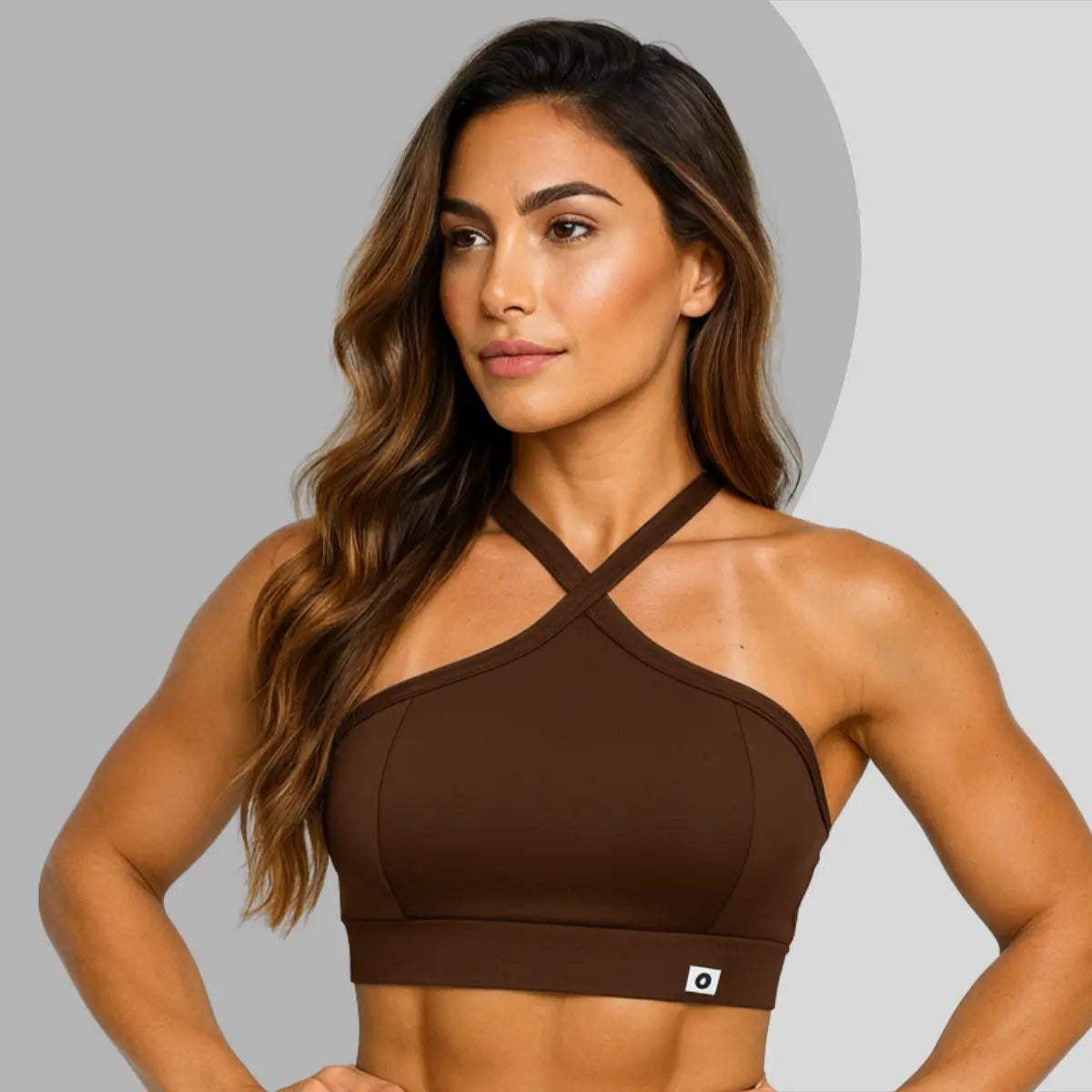 Top Cropped Feminino Alça Cruzada Zero Transparência Suplex