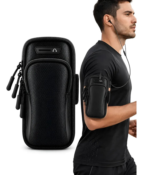 Braçadeira Esportiva Para Celular Corrida Academia Com Zíper