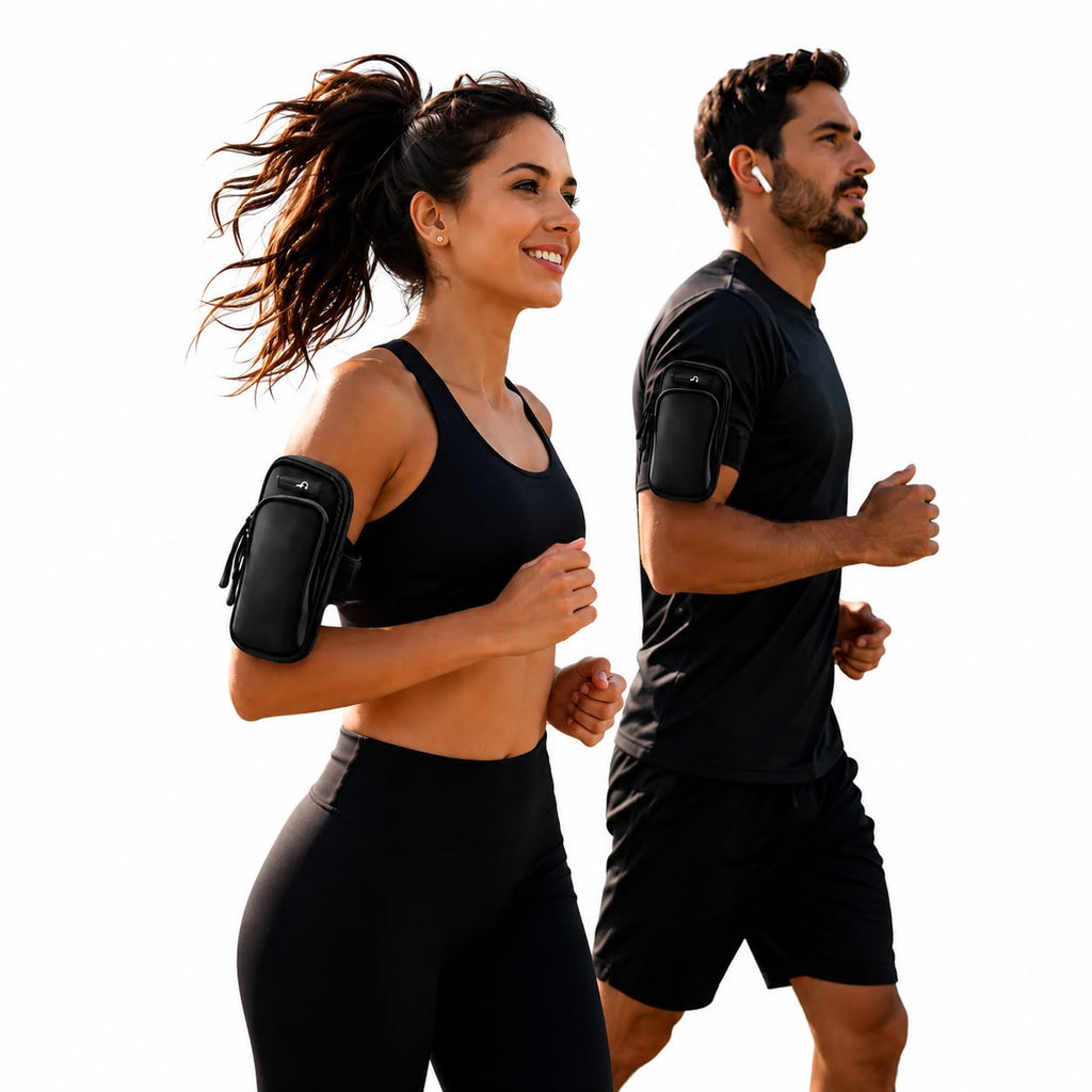 Braçadeira Esportiva Para Celular Corrida Academia Com Zíper