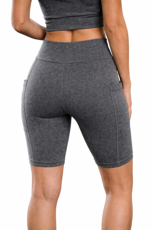 Bermuda Fitness Feminina com Bolsos Laterais – Cintura Alta e Modelagem Confortável