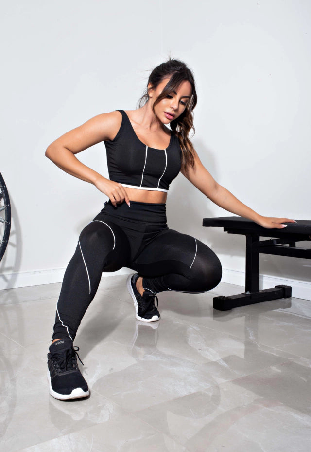 Conjunto Suiça Calça Legging e Top