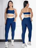 Conjunto Legging e Top Zero Transparência Suplex