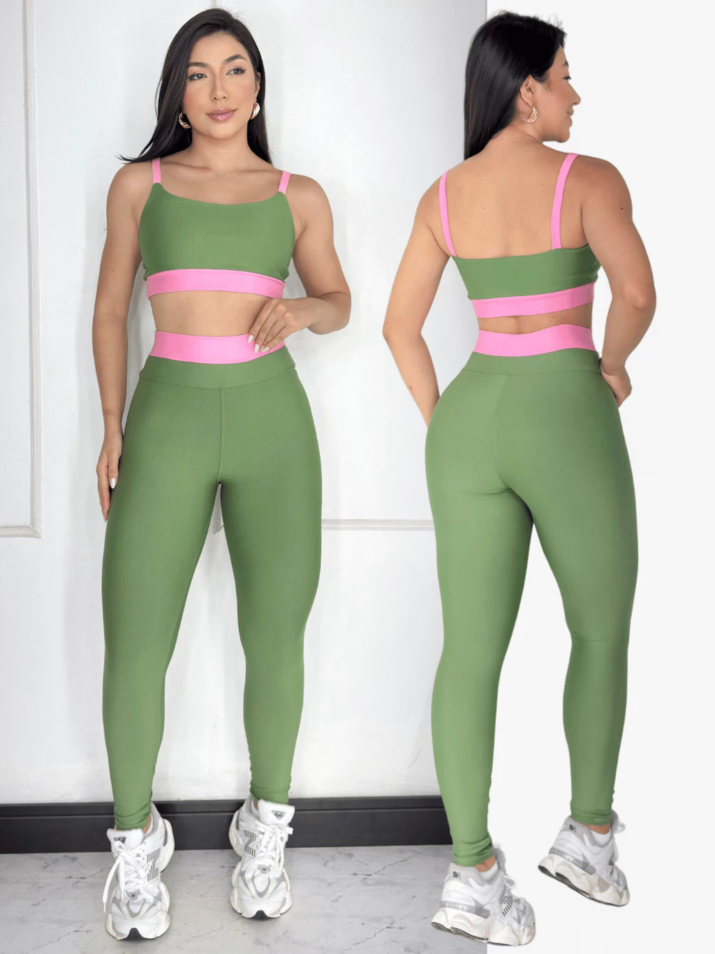 Conjunto Legging e Top Zero Transparência Suplex