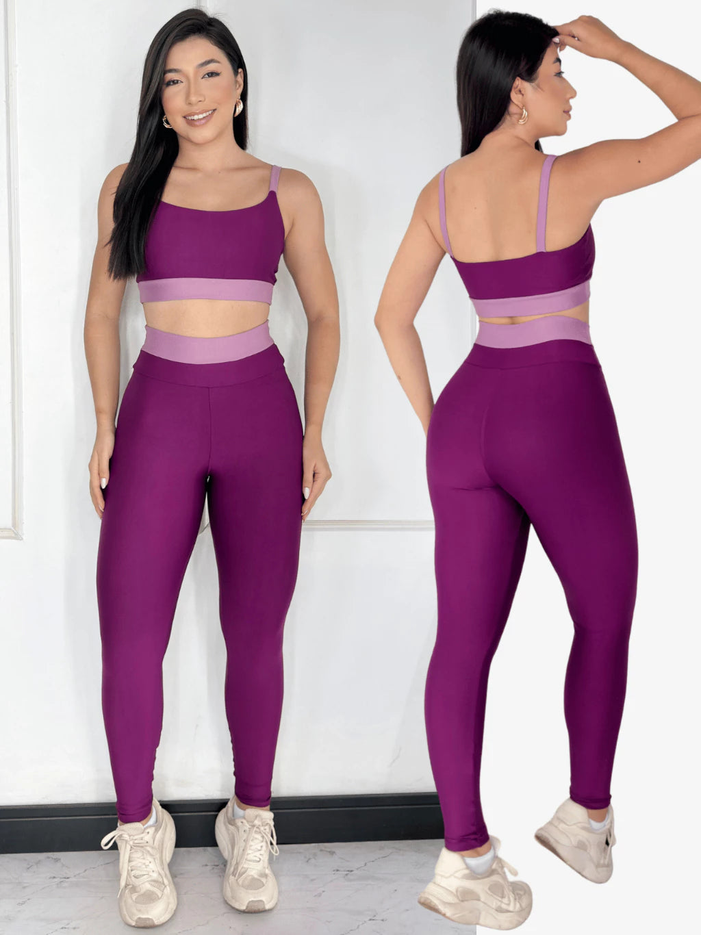 Conjunto Legging e Top Zero Transparência Suplex