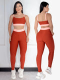 Conjunto Legging e Top Zero Transparência Suplex