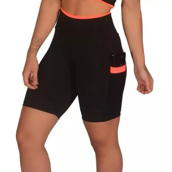 BERMUDA FEMININA ACADEMIA FITNESS
