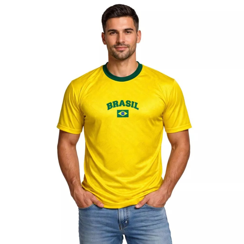 Camiseta do Brasil Masculina Premium Esportiva