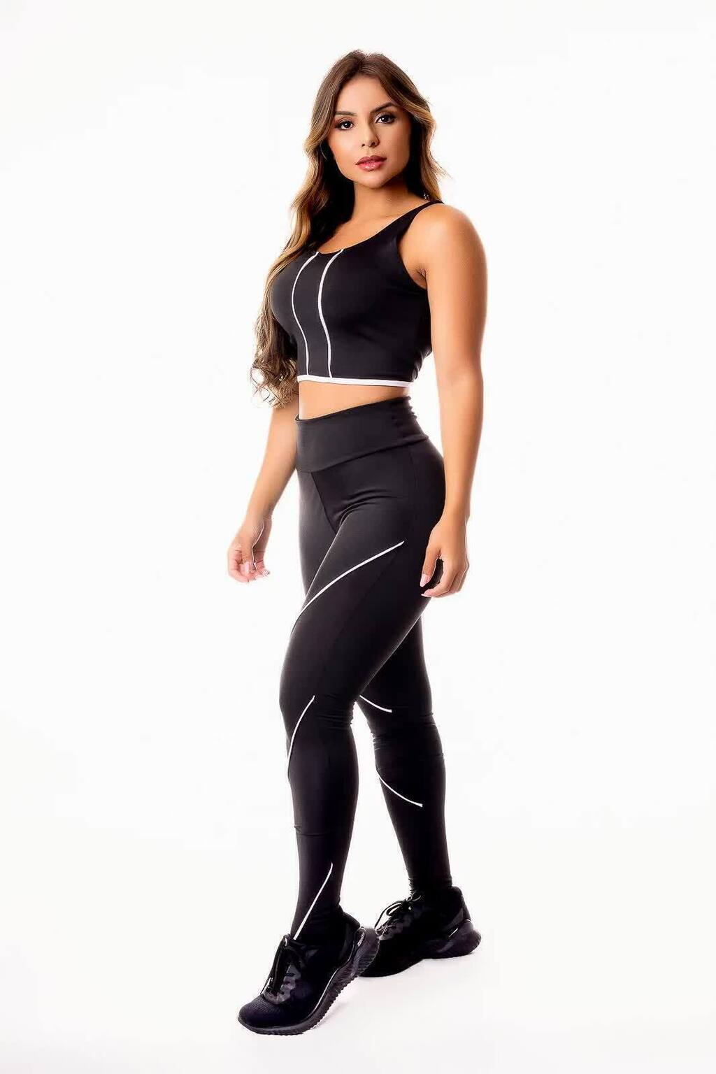 Conjunto Suiça Calça Legging e Top